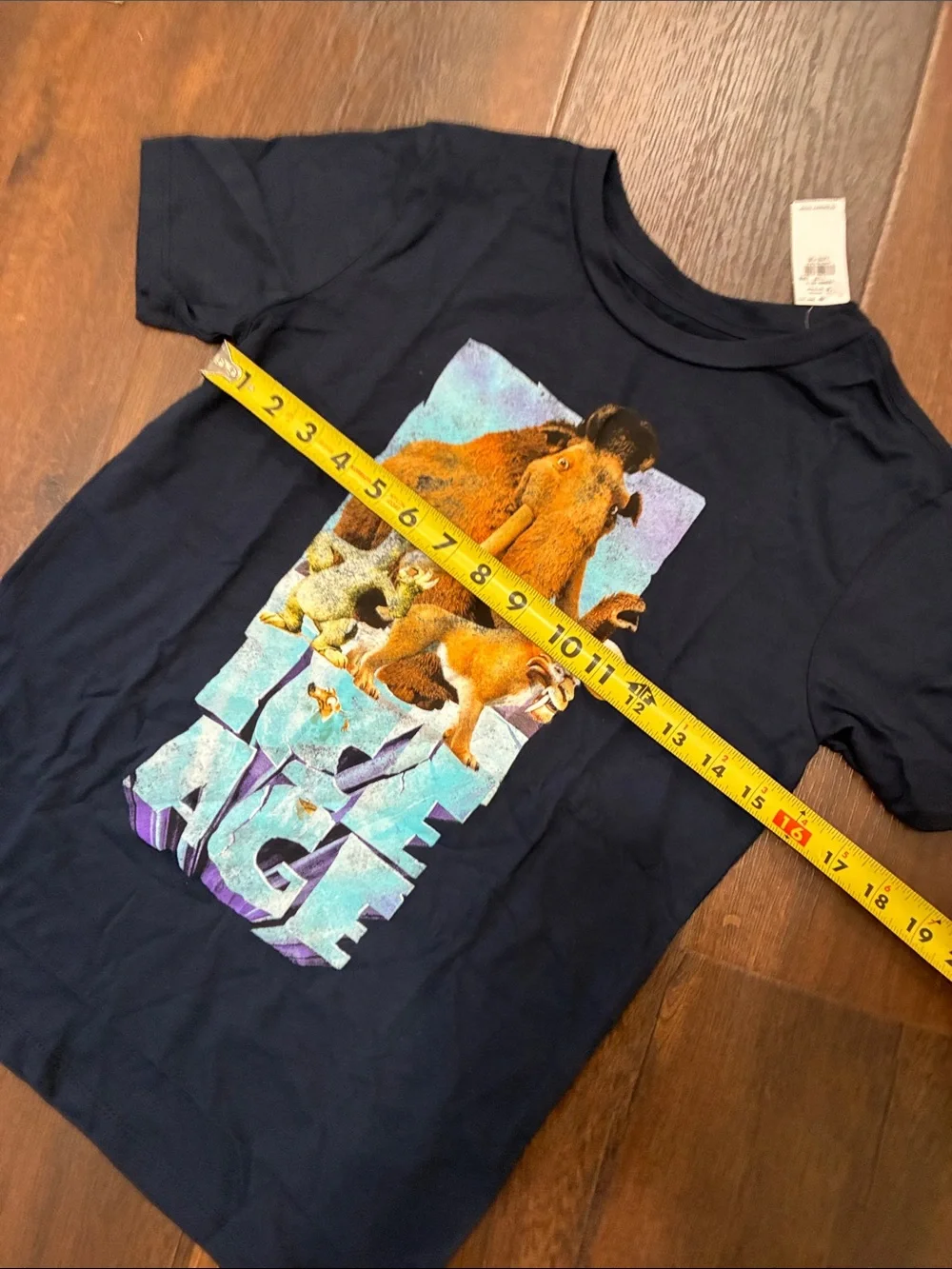 New Ice Age Graphic Kids Tee Old Navy Sz L 10-12 Cotton